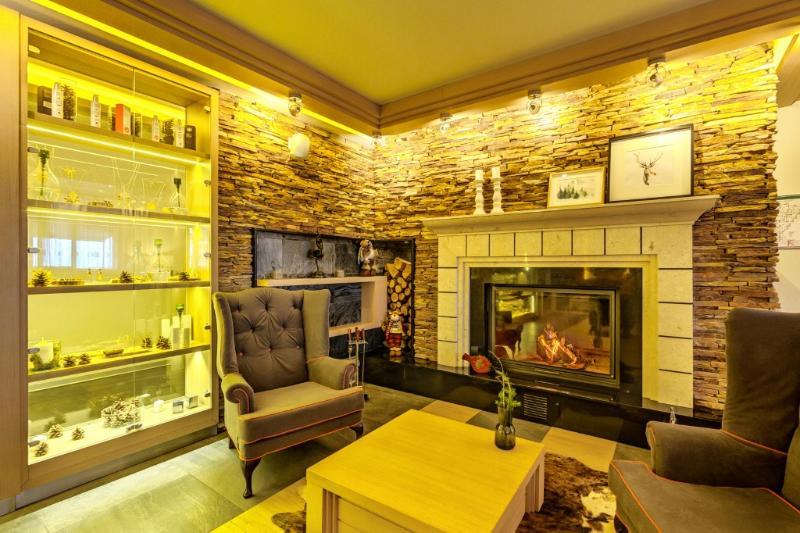 Amira Boutique Hotel Bansko Exterior foto A 3D rendering of a living room
