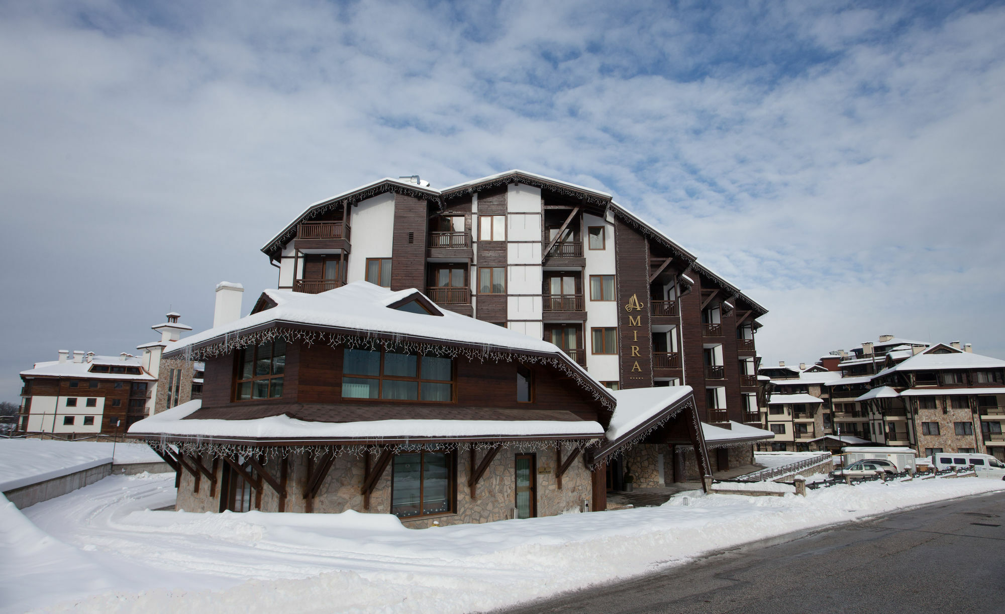 Amira Boutique Hotel Bansko Exterior foto The resort in 2011